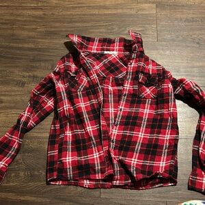 Red plaid flannel